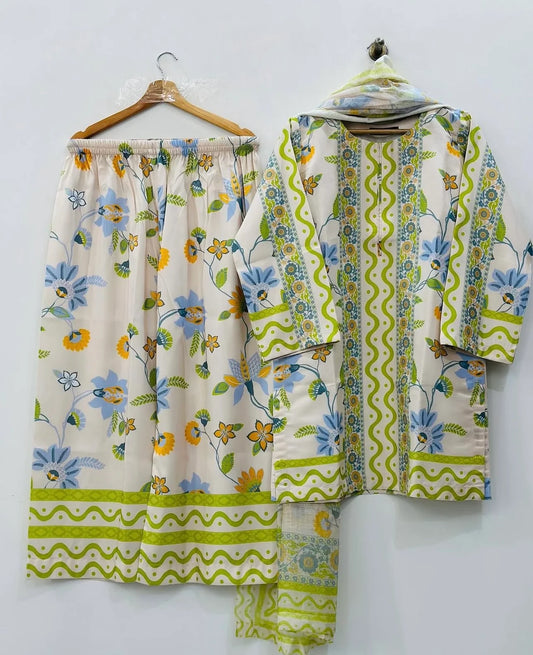 Rukhsaar Three Piece