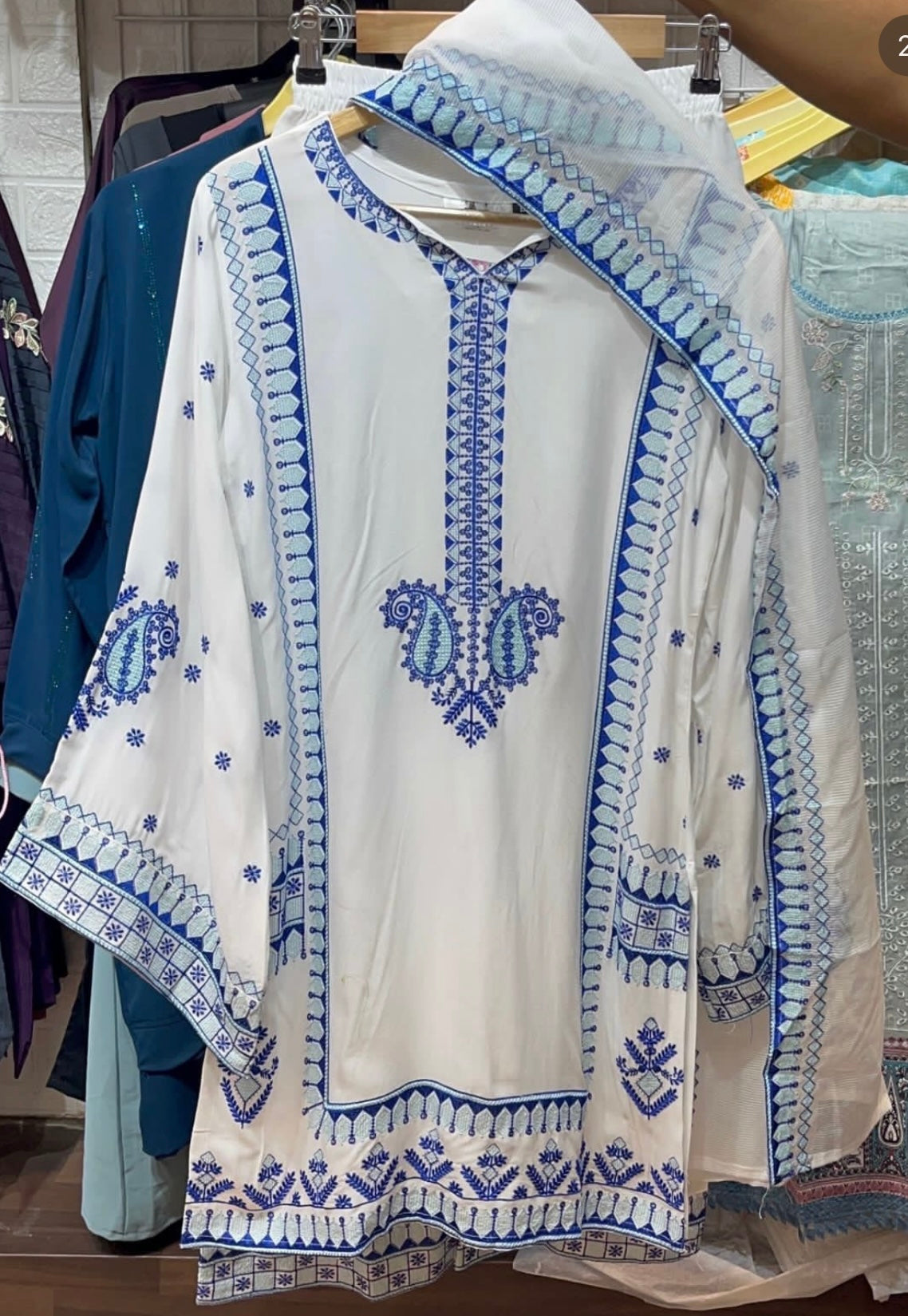 Aizel 3PC Stitched Dress