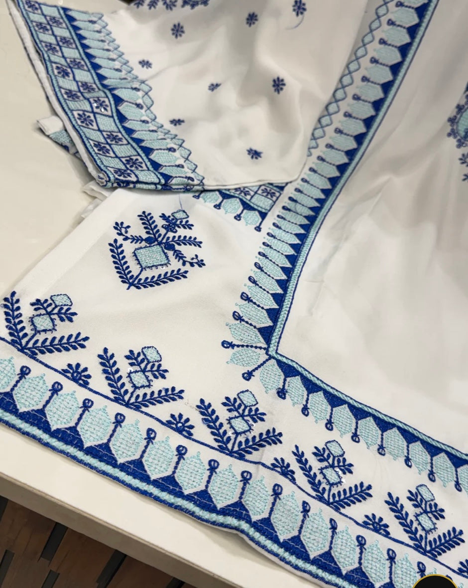 Aizel 3PC Stitched Dress