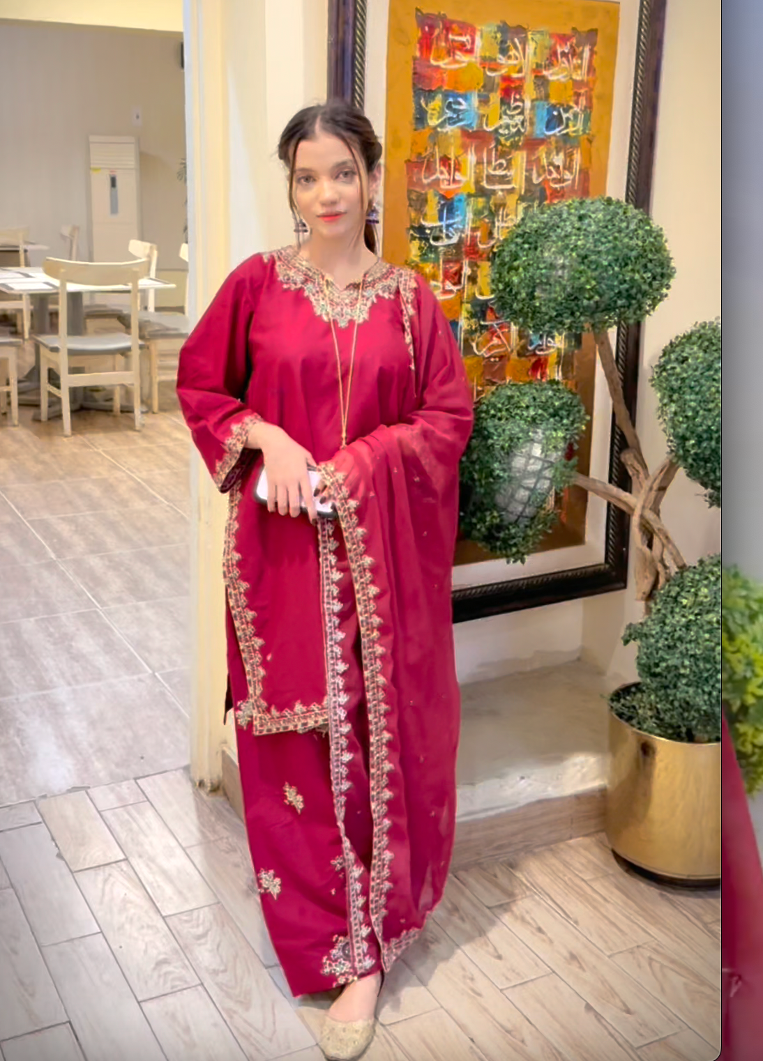 Inza 3PC Stitched Dress