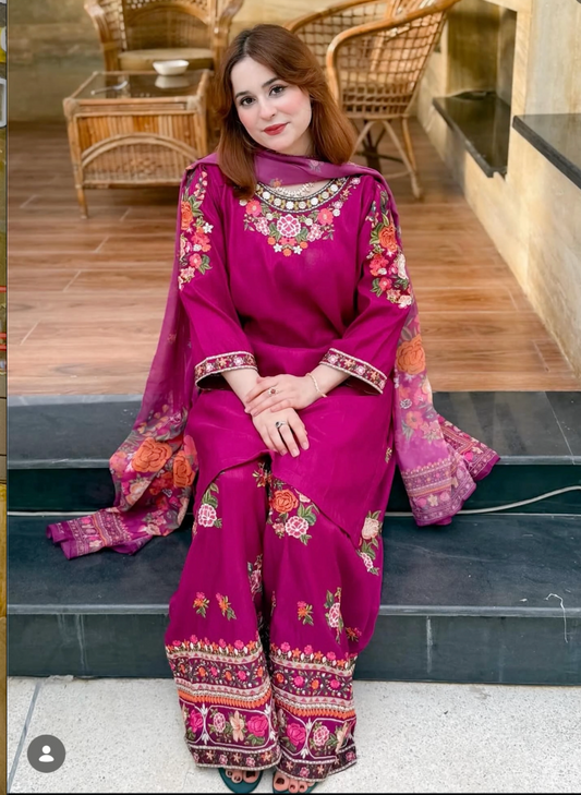 Maysuri 3pcs lawn duppata