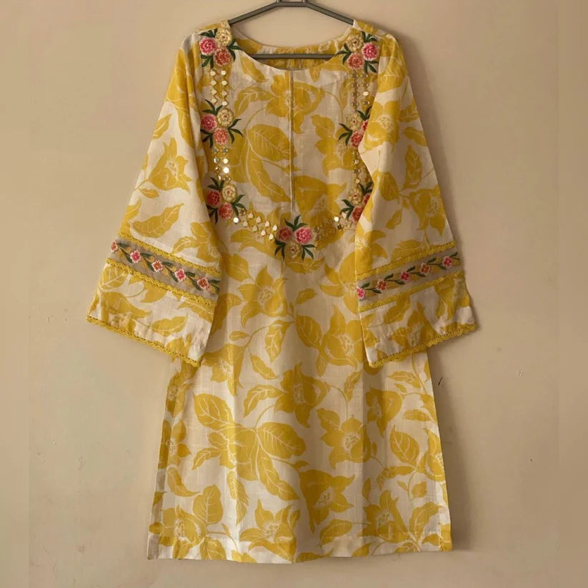Yellow Petal Two Piece