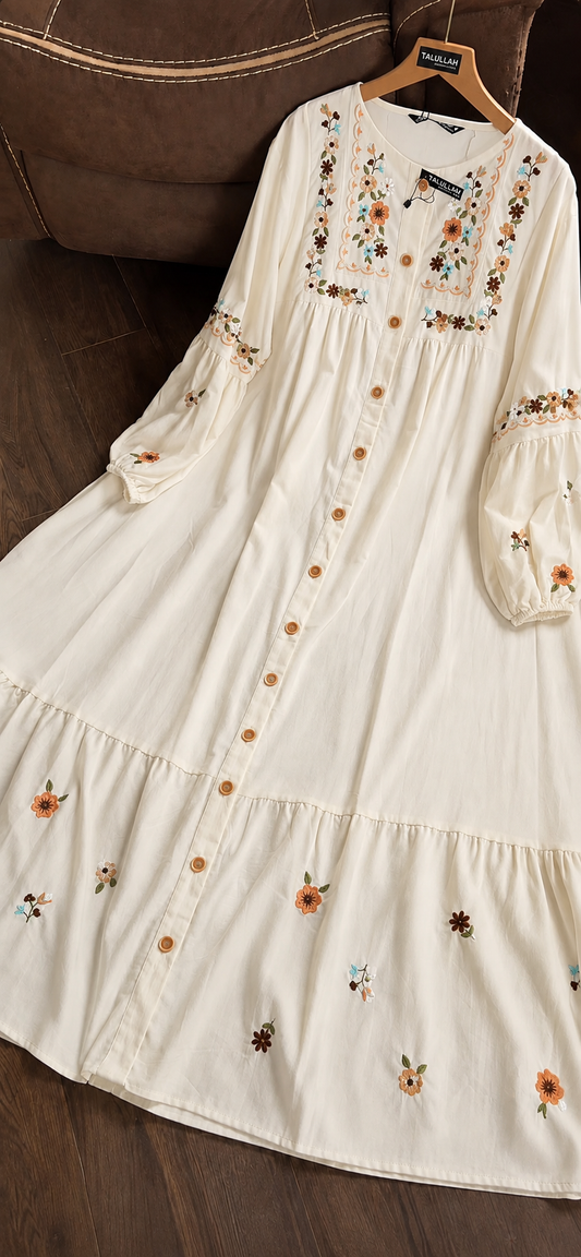 Gulab Embroiderd Long Frock