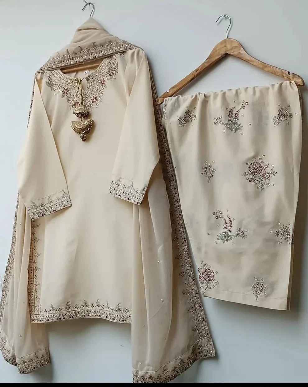 Inza 3PC Stitched Dress