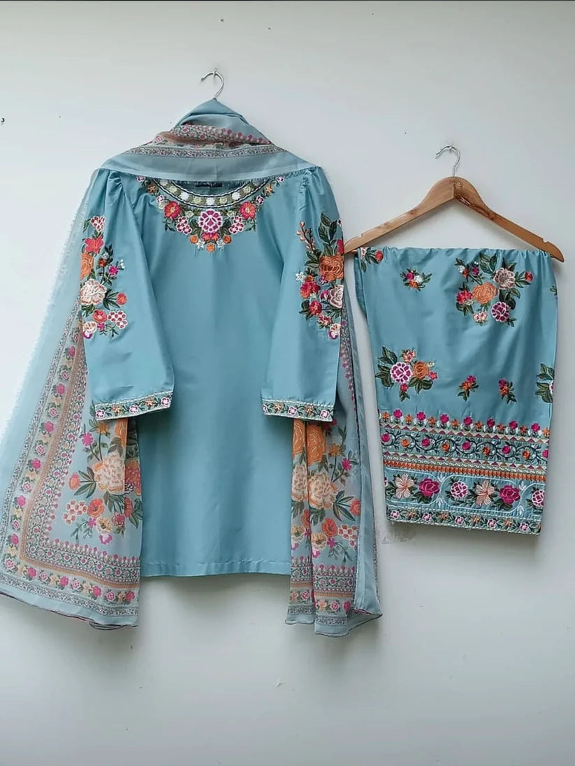 Maysuri 3pcs lawn duppata