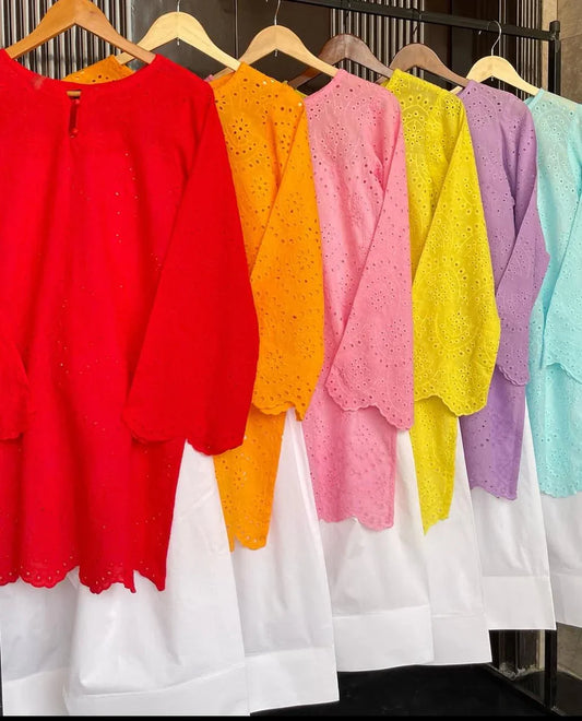 Umbrella Stitched 2PC-Dress